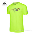 LiDong wholesale cheap running suit gym t shirt